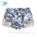 2016 Summer 100% Cotton Kids Girls Shorts Jeans Girls Shorts Denim Pants With Lace